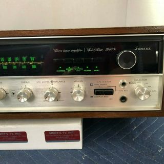SANSUI 5000X VINTAGE STEREO RECEIVER - SERVICED - CLEANED - 3