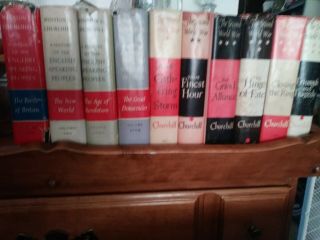 Ww2,  History Of English Speaking Peoples - 10 Book Set.  Author: Winston Churchil