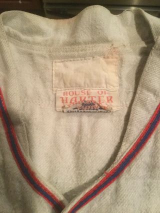 Vintage Baseball Uniform Pants and Jersey - Rare 1930 - 40’s Old Reliable Coal 2