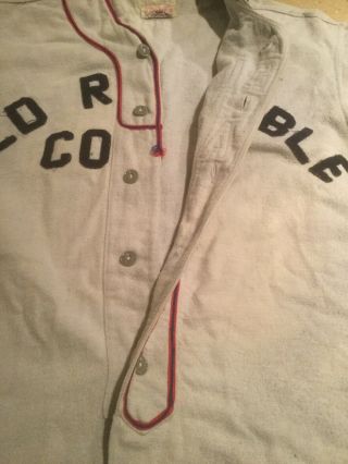 Vintage Baseball Uniform Pants and Jersey - Rare 1930 - 40’s Old Reliable Coal 3