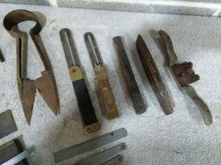 107.  Selection of Antique Vintage Hand Tools and Measuring Devices. 3