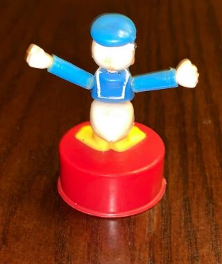 Vintage Disney Kohner - Donald Duck Mini Push Puppet 2