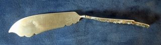 Sterling Silver Shiebler Flora Master Butter Knife 6