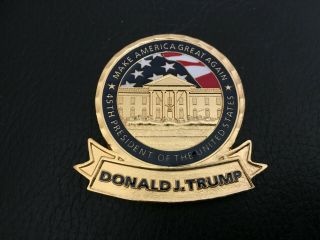 100 " Real One " Rare President Donald Trump " Personal " Challenge Coin