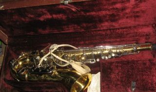 Vintage Martin Busine Tenor Saxophone With Case,  Grassi,  French,  Italy