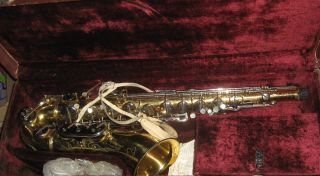 Vintage Martin Busine Tenor Saxophone with Case,  Grassi,  French,  Italy 3