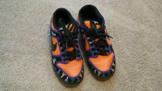 Nike Sb Dunk Low Pro Sb - Day Of The Dead - Size 8.  5 - Extremely Rare