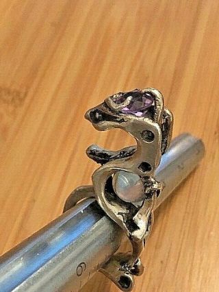 Diabolical Trinity,  Rare One Of A Kind Sterling Ring