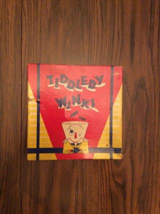 Vintage Tiddledy Winks Board Game An All Fair Game