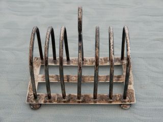 Heavy 1902 Silver Toast Rack by 