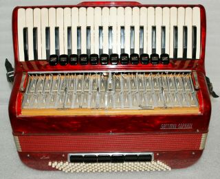 SETTIMIO SOPRANI 120 BASS very rare Piano Accordion Akkordeon Fisarmonica 2