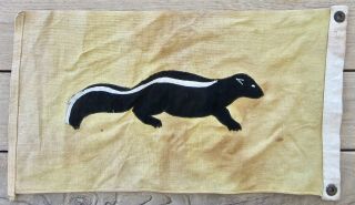 SKUNK vintage Signal Flag Maritime Nautical SKUNKED Ship Sailing Boat NO FISH us 2