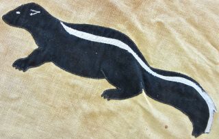 SKUNK vintage Signal Flag Maritime Nautical SKUNKED Ship Sailing Boat NO FISH us 4