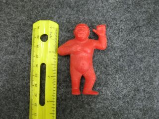 1960 ' s MPC Plastic Red Gorilla KING KONG Toy Figure Vintage 3