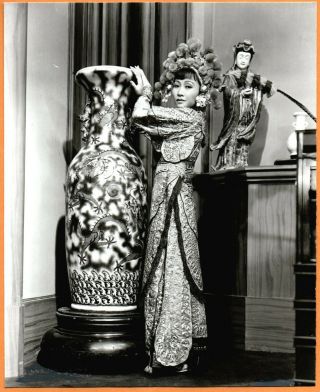 Vintage Press Photo Sexy Anna May Wong Oriental Breathtaking Beauty
