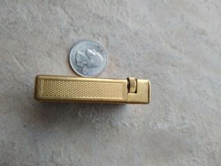 Vintage Rare Alfred Dunhill Lighter Gold London Made in Switzerland Lighter 2