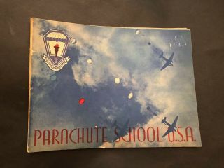 Wwii Us Army Ft.  Benning " Parachute School Usa "