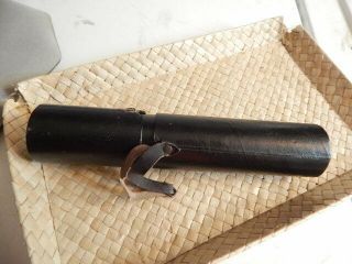 Vintage Nydar Six (6) Power Telescope With Leather Case