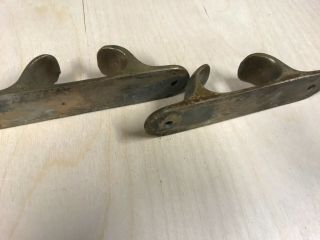 Brass/bronze boat cleat 6” matching pair - Chris craft hardware antique 3