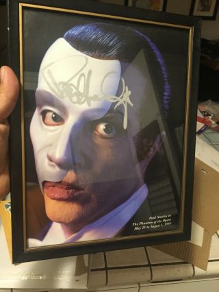 KISS Paul Stanley Signed Phantom of the Opera Poster - Mega Rare w Proof Photo 7
