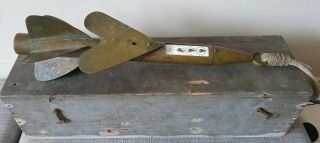 Antique 19th Century Thomas Walker Patent Harpoon Ship Log A1 With Orginal Case