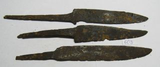 Ancient Iron Knives Of Kievan Rus Viking 8 - 11 Century.  603