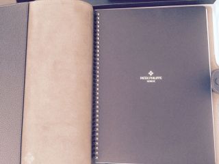 Patek Philippe Brown Notebook - Large Size - & Rare