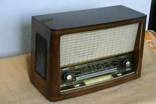 SABA WILDBAD 8,  german vintage tube radio,  built 1957,  restored 2