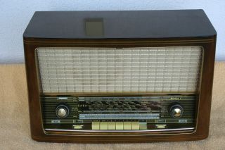 SABA WILDBAD 8,  german vintage tube radio,  built 1957,  restored 3