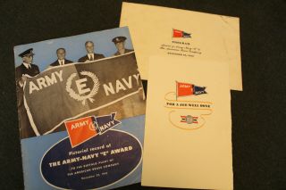 Ww2 U.  S.  Homefront Army & Navy Award Booklet & Program From Buffalo,  Ny