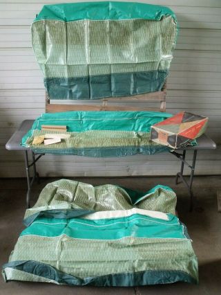 Vintage Nos Arthur Fulmer Seat Cover Set 1957 1958 1959 Plymouth 4 - Door Sedans