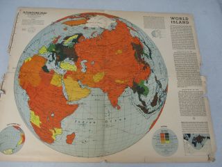 World War 2 Map Europe Russia Nazi Germany Vintage Ww2 1943