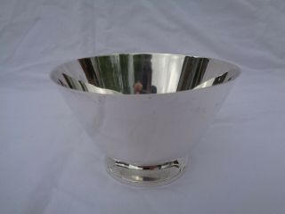 Solid Silver Art Deco Sugar Bowl - Birmingham 1934 - Elkington & Co