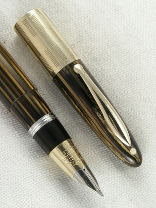 Vintage 1940s Sheaffer " Triumph " Lifetime Fountain Pen Restored Vac - Filler