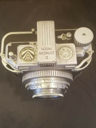 Vintage Kodak Medalist II 2 6X9 Camera w 100mm Lens 3