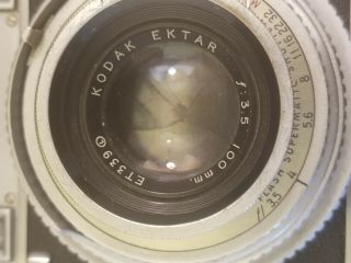 Vintage Kodak Medalist II 2 6X9 Camera w 100mm Lens 6