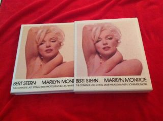 Rare Marilyn Monroe Complete Last Sitting 1982 Limited Slipcased Book Bert Stern
