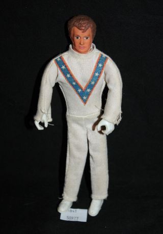 Lmas Ideal Bendable Rubber & Wire Evil Knievel Action Figure