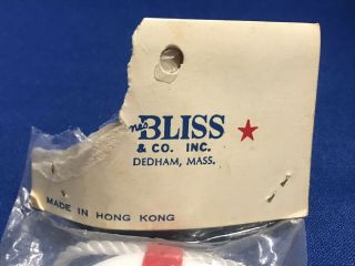 Vintage Boat Life Preserver Key Ring Buoy (Bliss & Co Dedham,  mass) 4
