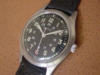 Vintage Benrus Bullitt Wrist Watch.  Cal.  Dr 2f2.  Steve Mcqueen