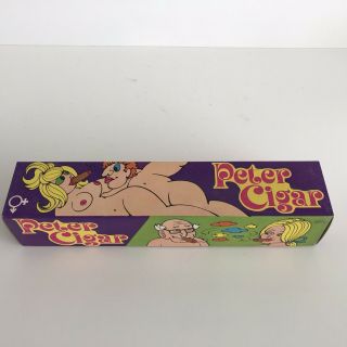 Vintage Peter Cigar Gag Joke Trick Plastic 8” Penis Nos Novelty