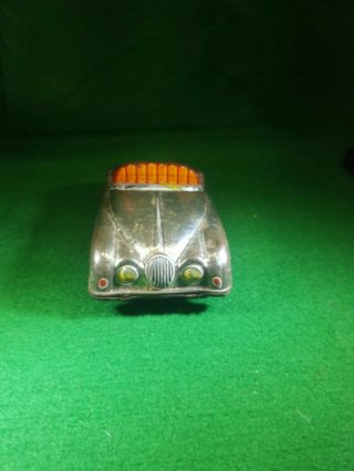 Vintage Tin Lithographed Racer Race Car Friction Toy Made In Japan