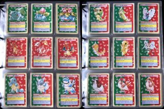 Pokemon Card Topsun 150/150 Set Green Back Nearly Complete Charizard Very Rare