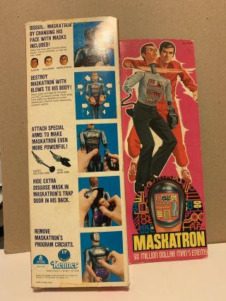 Vintage 1973 Kenner MASKATRON The Six Million Dollar Man’s Enemy Rare. 3