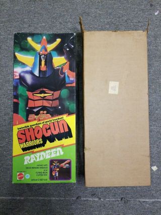 Vintage 1976 Mattel Shogun Warriors Raydeen 24 " 9859 Cib With Orig Box