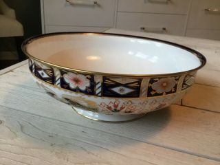 Vintage Royal Crown Derby Tradition Imari Ely Chelsea Large Salad Bowl 9 5/8