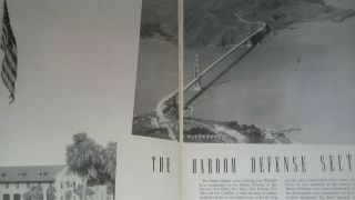 1941 Harbor Defenses of San Francisco Historical Pictorial Book Golden Gate 5