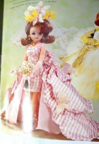 Vintage Le 1997 Madame Alexander 21 " Cissy Peony & Butterfly Wedding Doll Nrfb