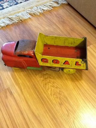 Wyandotte pressed steel,  dump truck.  40s or 50s. 3