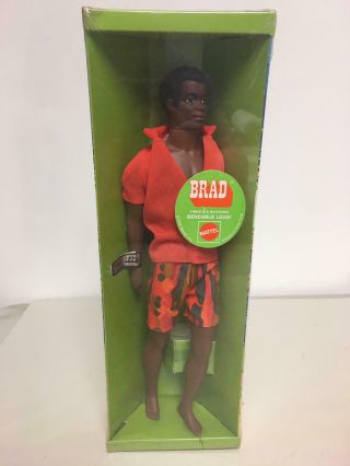 Vintage 1969 Barbie Brad Nrfb Cello Intact